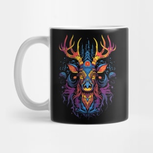 DMT Art Psychedelic Reindeer Mug